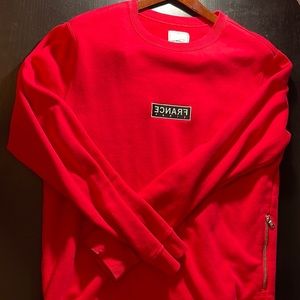 Red France Crewneck